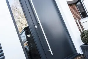 modern grey front door