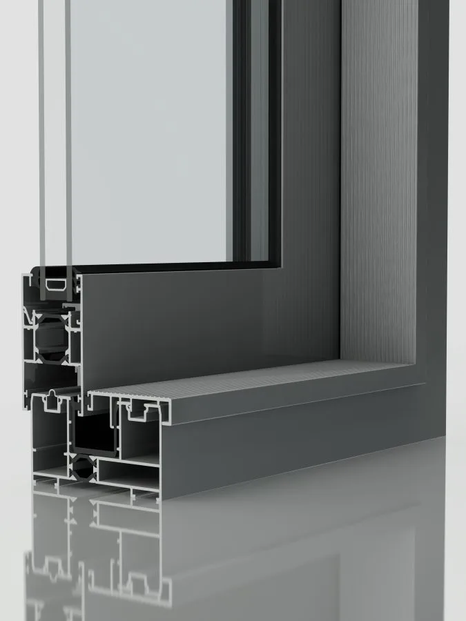 Inline Sliding Door Corner Profile Interior Inline Sliding Door Corner Profile Interior