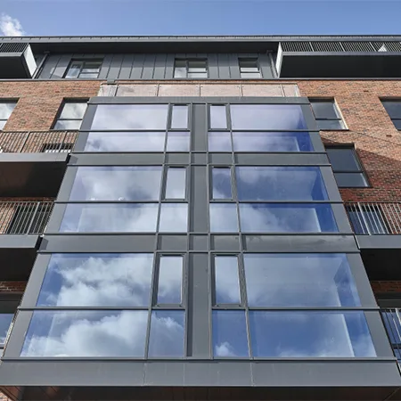 aluminium glass curtain wall