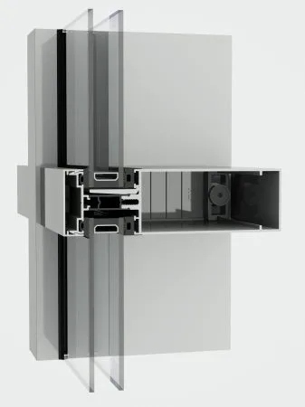SL52 Curtain Walling Render Side