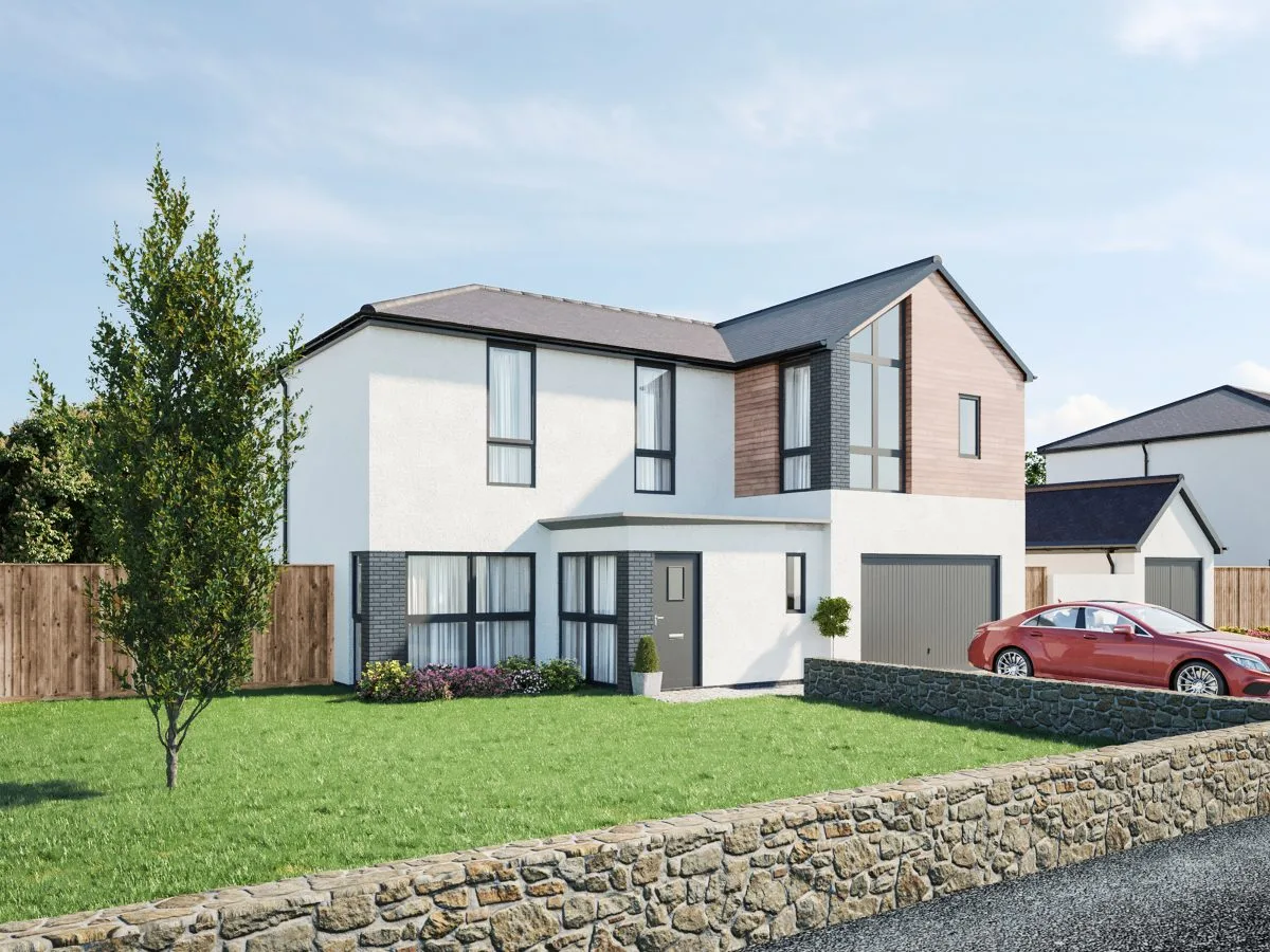 Optio 58BW TBT Open In CGI Render Aluminium Windows