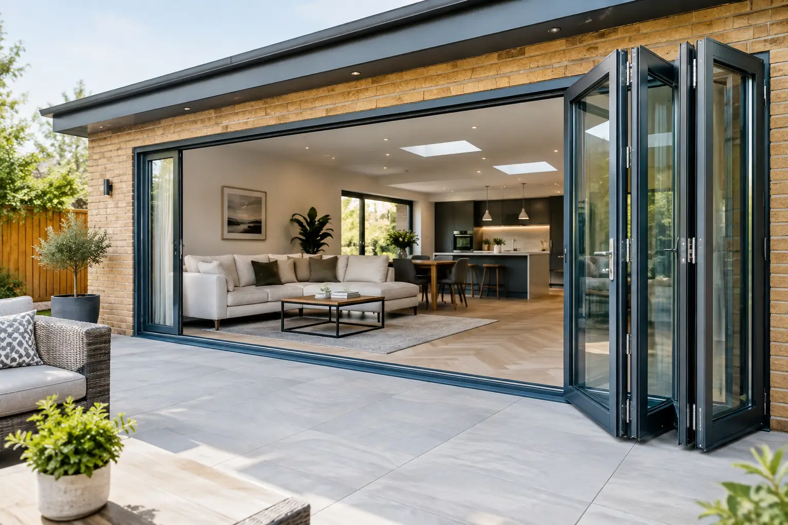 Aluminium Bifold Doors for Better UK Extensions