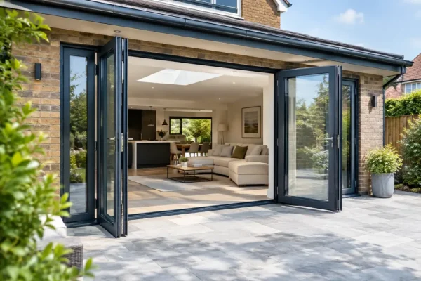 Aluminium French Doors for UK Extensions