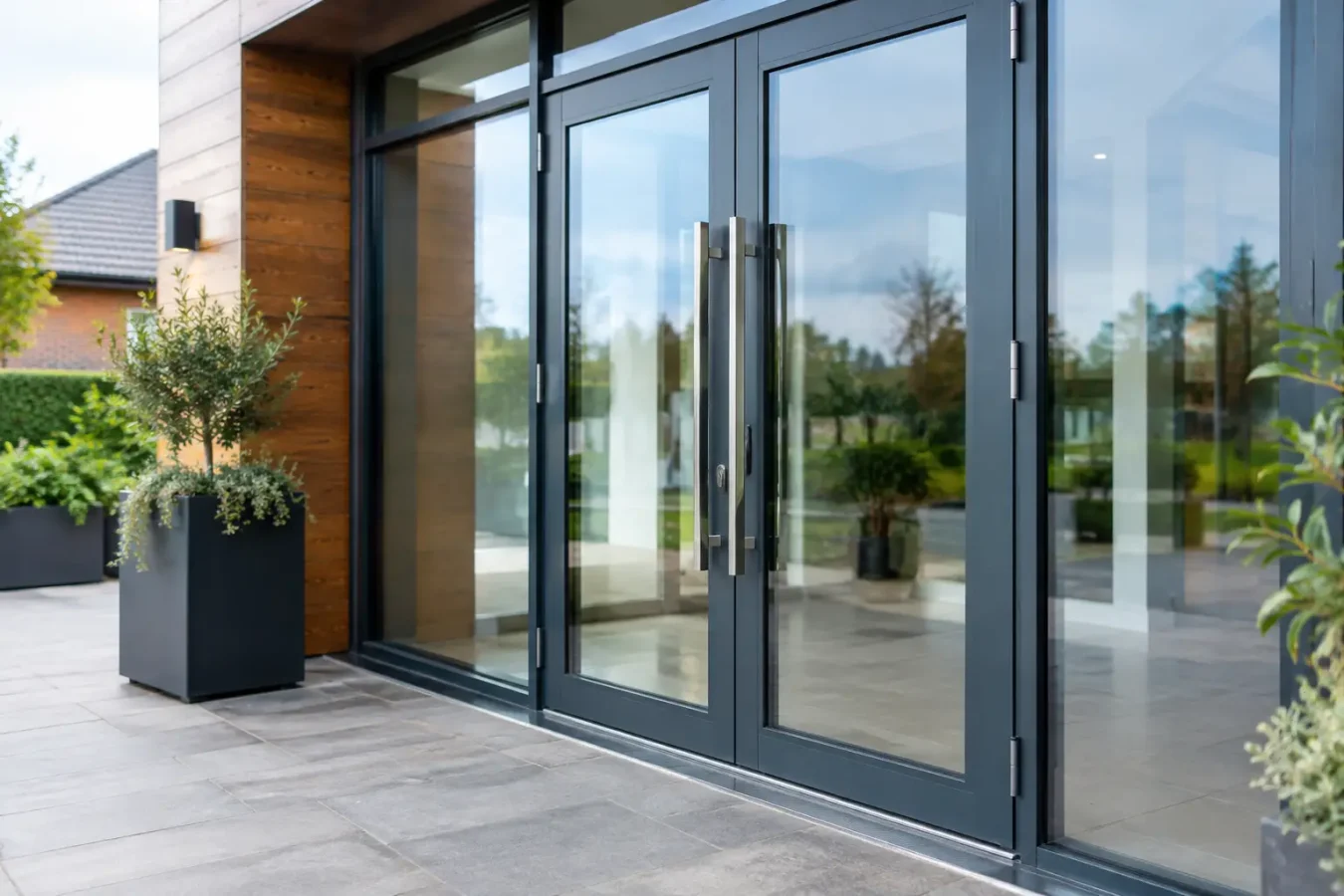 PAS 24 Aluminium Doors for Secure UK Projects